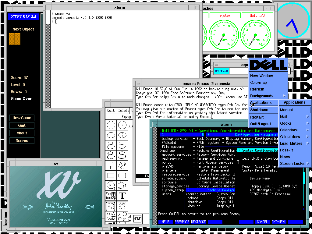 DELL Unix System V Release 4.0